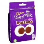 Cadbury Giant Buttons Pouch 119g - Best Before: 31.10.22
